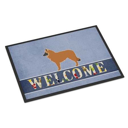 Carolines Treasures 18 x 27 in. Belgian Shepherd Welcome Indoor or Outdoor Mat BB5565MAT